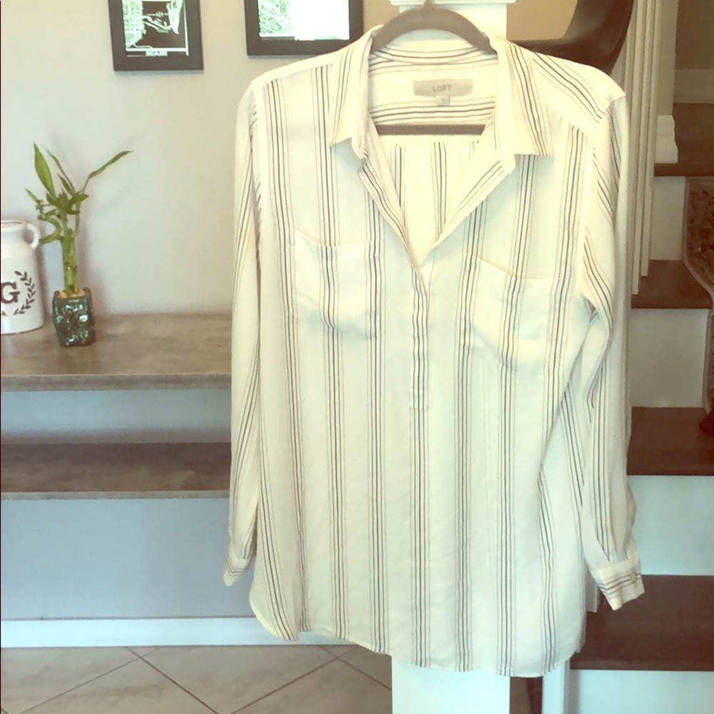 Striped shirt dress